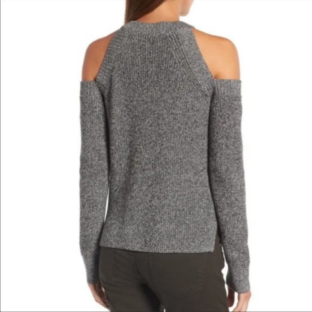 Rag & Bone Dana Marled Knit Cold Shoulder Sweater - Image 60