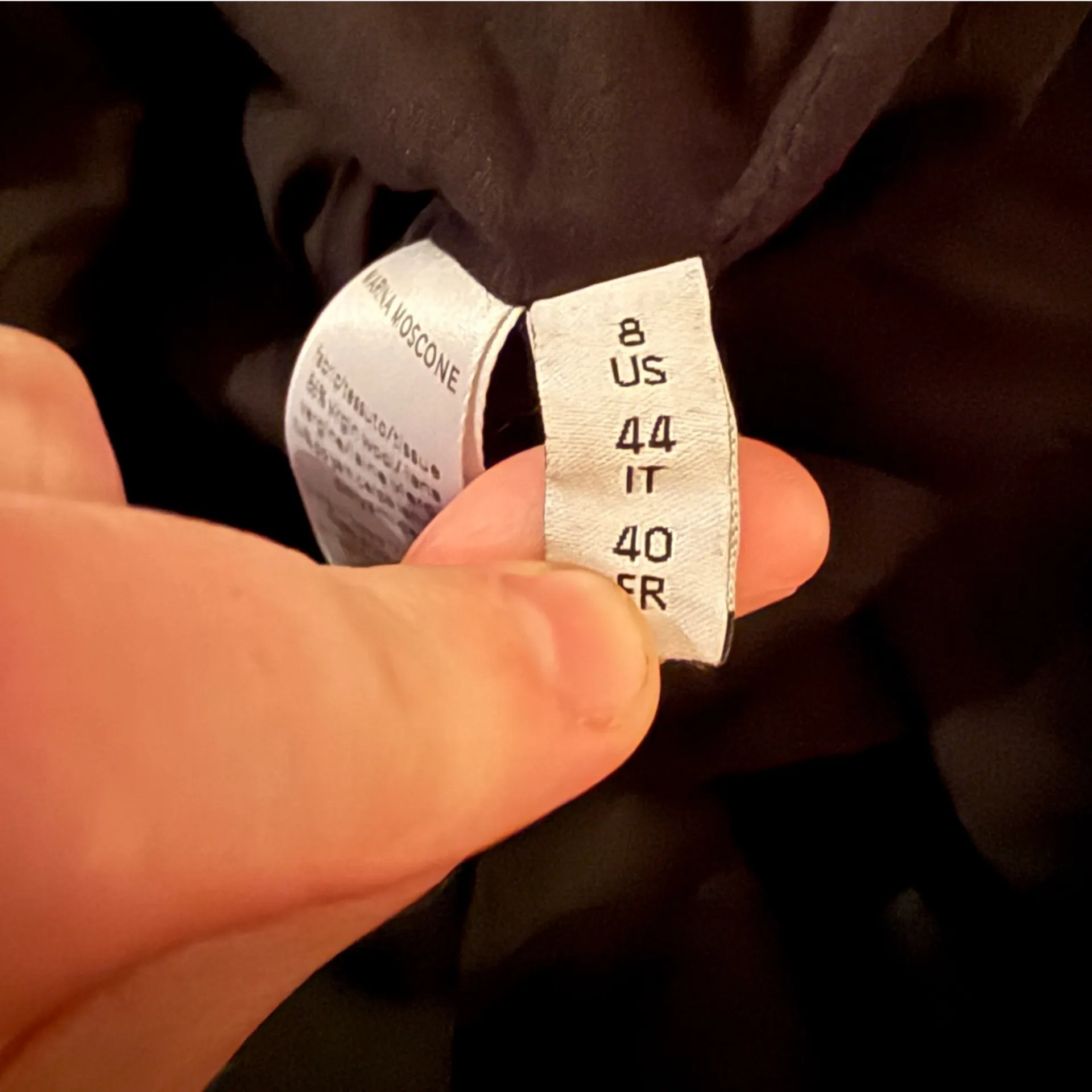 RTR Marina‎ Moscone Shipwrecked Cutaway Black Sleeveless Halter Midi Dress Sz 8 - Image 11