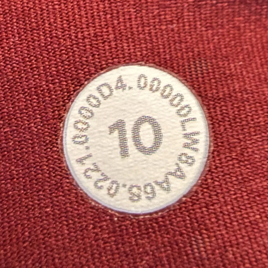 Lululemon Play Off The Pleats Mid Rise Tennis Golf Skirt Red Merlot Swift Sz 10 - Image 8