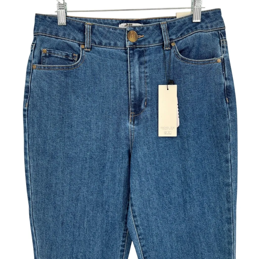 Rachel Zoe Hi-Rise Ankle Flare Jeans Dark Wash Size 8 NWT - Image 2