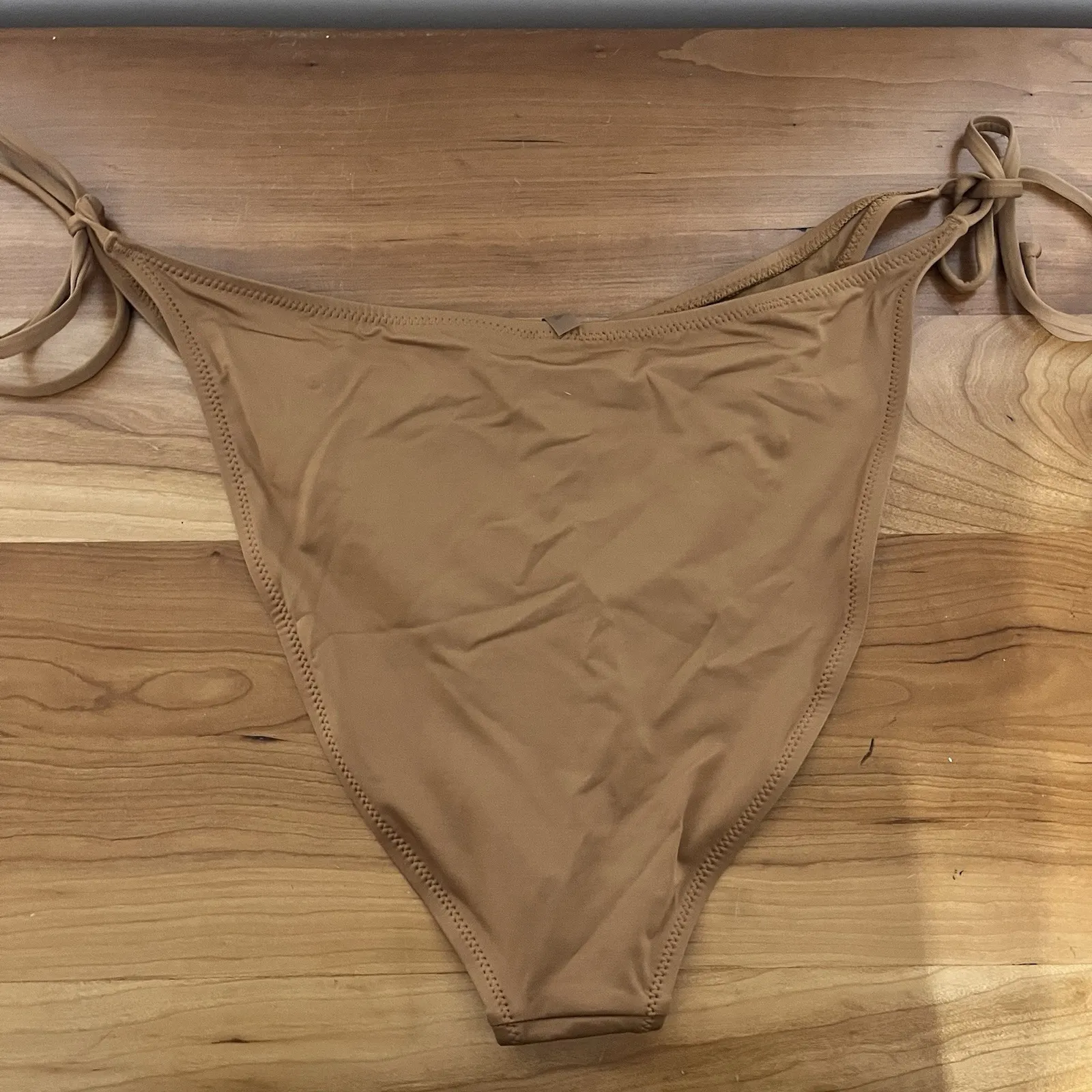 NWT Skims Bikini Bottoms Dipped Tie Sides Almond Color Women's Size 3XL - Image 6