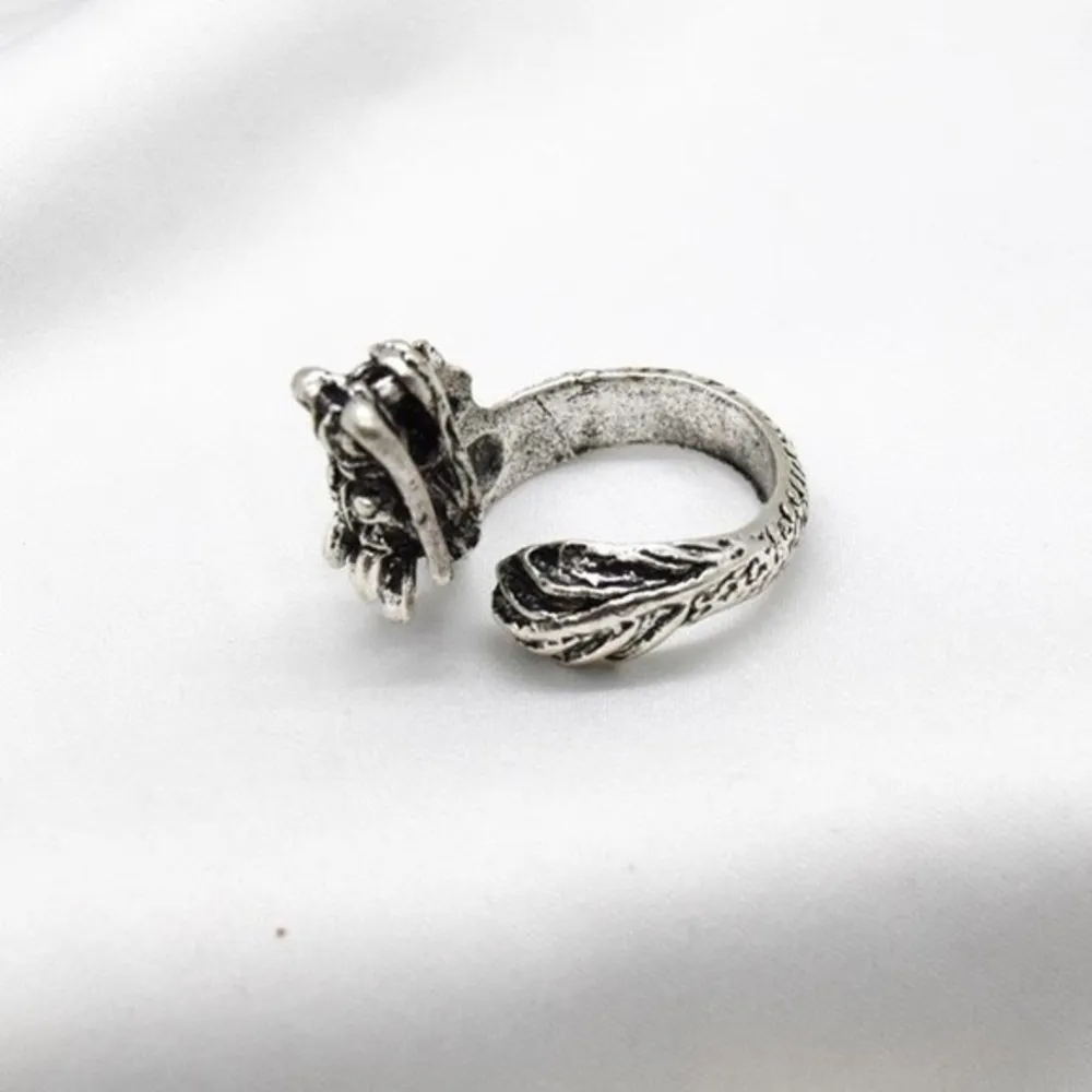Ancient Dragon Ring Silver - Image 2