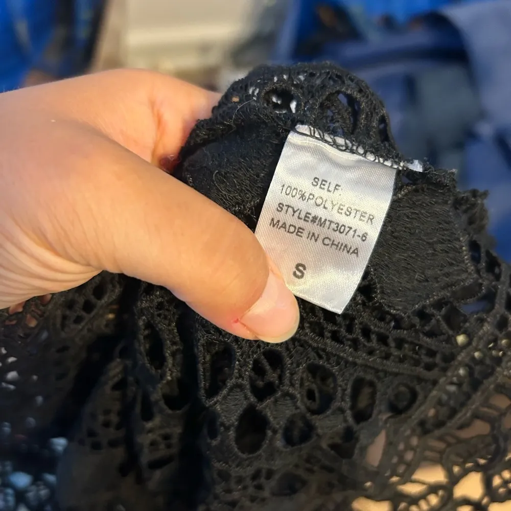 Ellison Crochet Overlay Blouse - Image 4