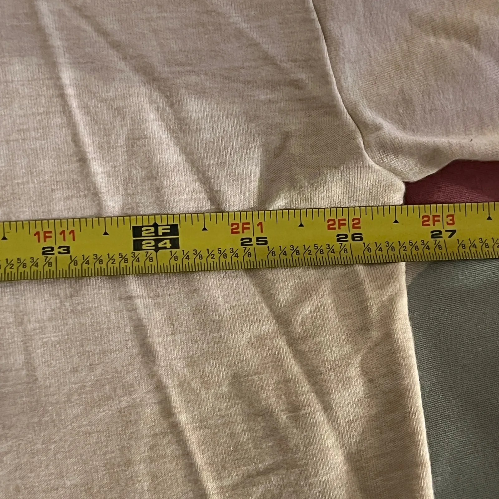 Cabi Women’s Cream Airbrush Floral Crewneck Long Sleeve Relaxed Tee Size Large - Image 5