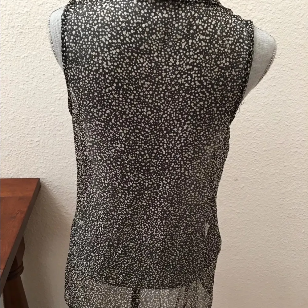 Brandy Melville black sheer top small medium Excellent Condition Y2K - Image 2