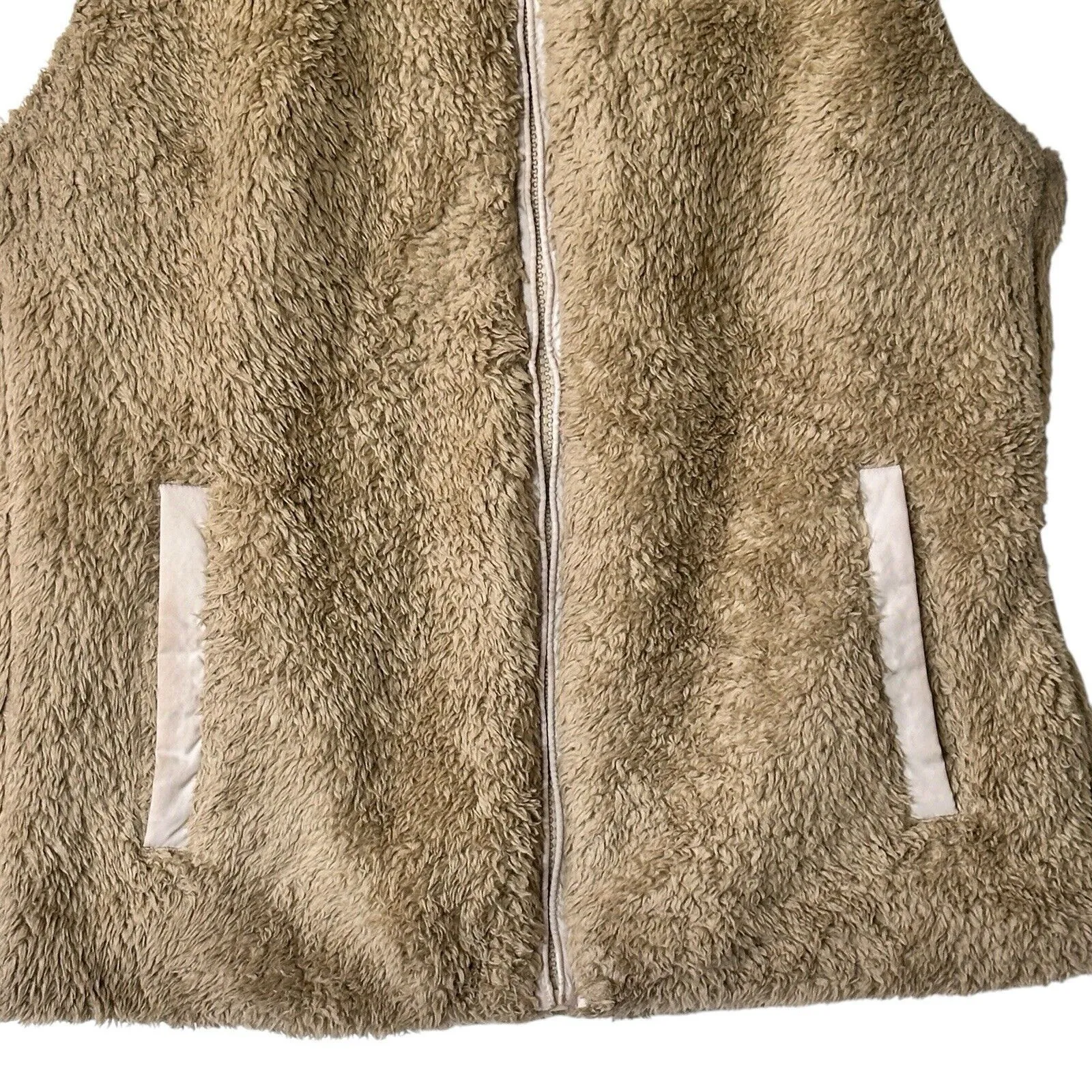 Patagonia Los Gatos Fleece Vest Full Zip El Cap Khaki women’s M - Image 6