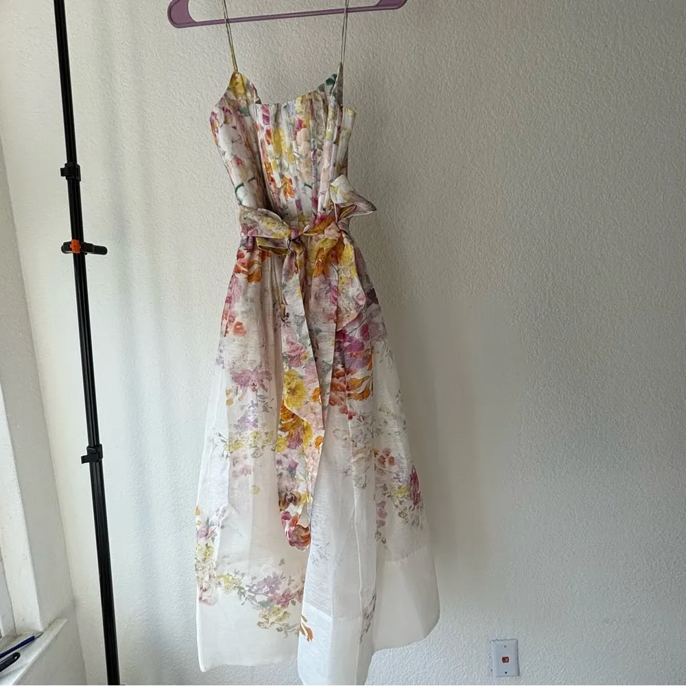 NWOT zimmermann natura linen silk dress - Image 5