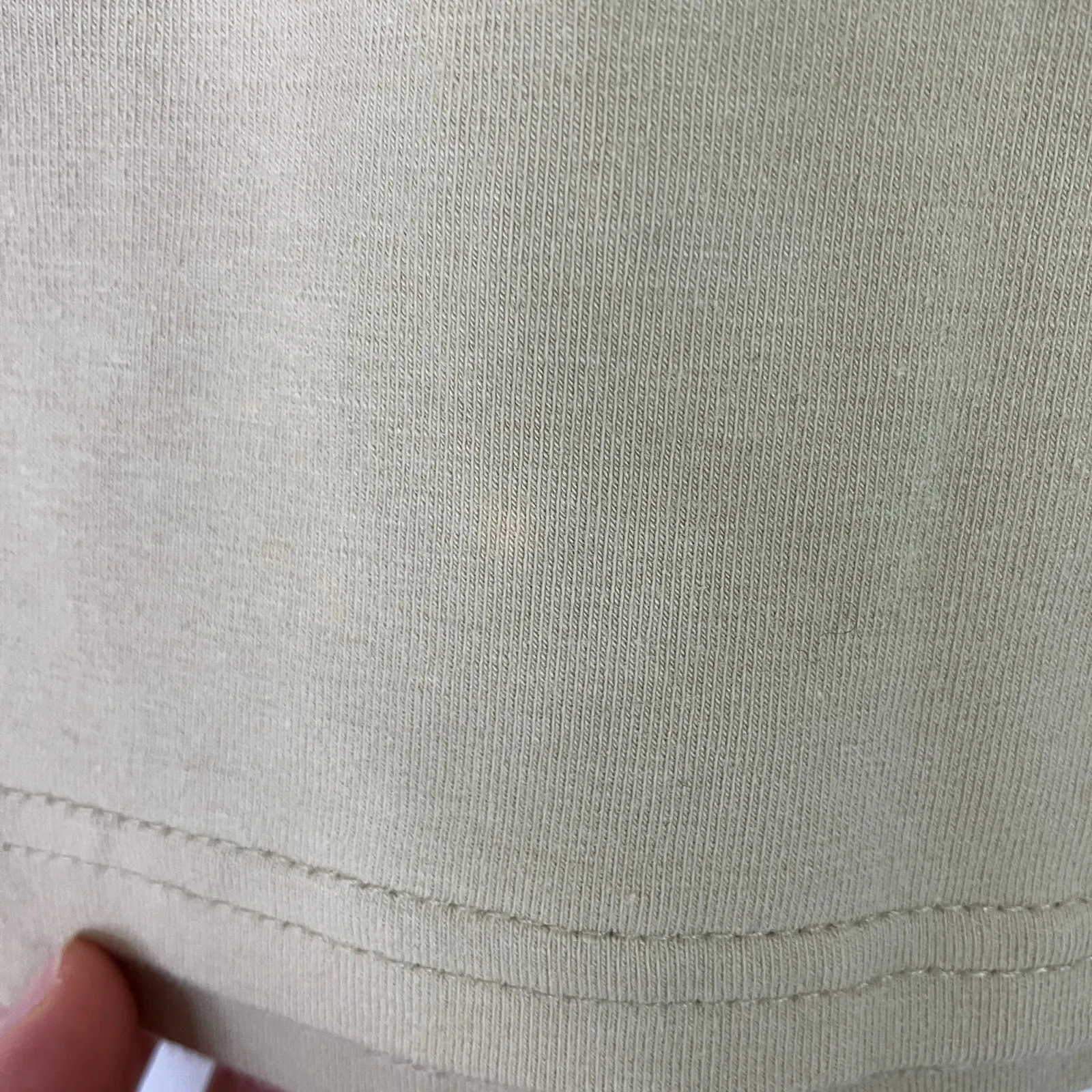 GAP | Tan Short Sleeve Tee Shirt Stretch Crew Neck Cotton Spandex Womens XL - Image 5