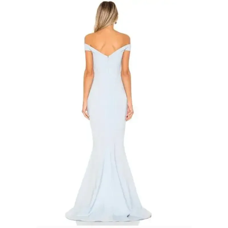 Nookie X Revolve Allure Gown In Dusty Blue Baby Blue Size Medium Womens - Image 2