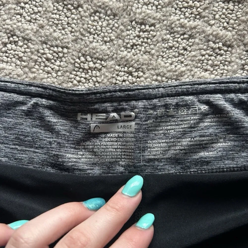 Head Skirt Skort Womens Size Large L Gray Tennis Golf Pickleball Activewear - Image 5