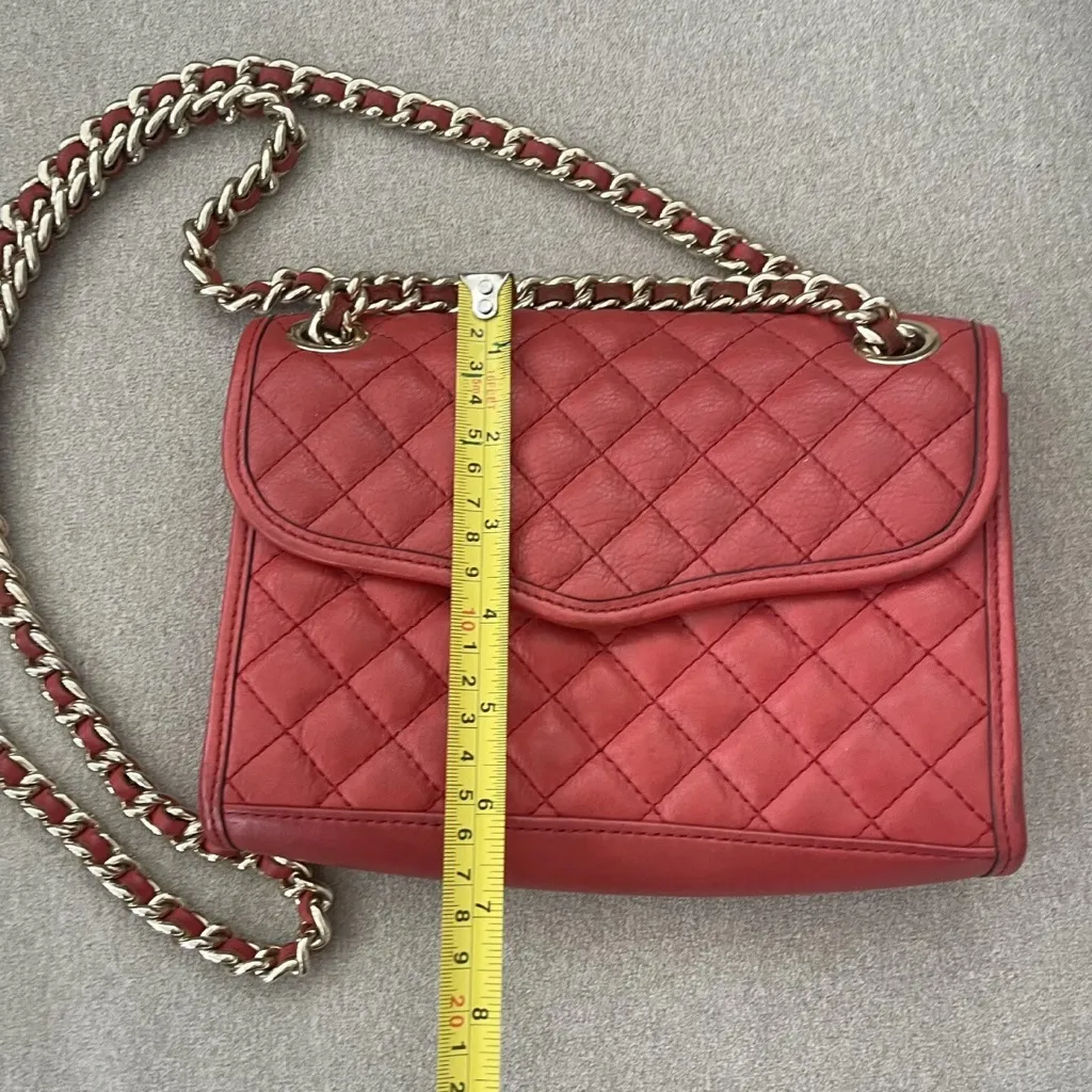 Rebecca Minkoff Mini Quilted Affair Scarlet Red H324I001 Crossbody Bag - Image 3