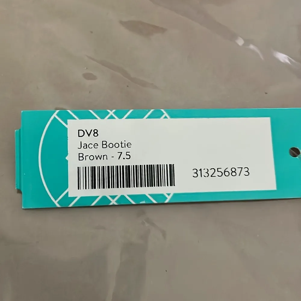 DV8 Dolce Vita 8 Jace Faux Suede Booties Ankle Boots Side Zip Heel Brown Sz 7.5 - Image 6