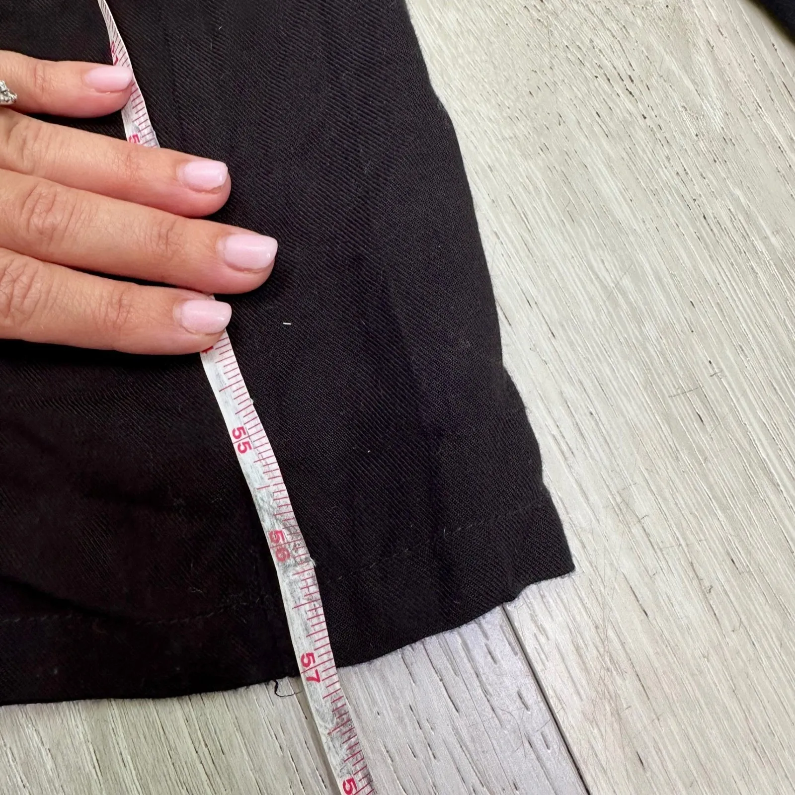 ABS Allen Schwartz white and black wide leg jumper size 10 open back y2k 2000s - Image 7