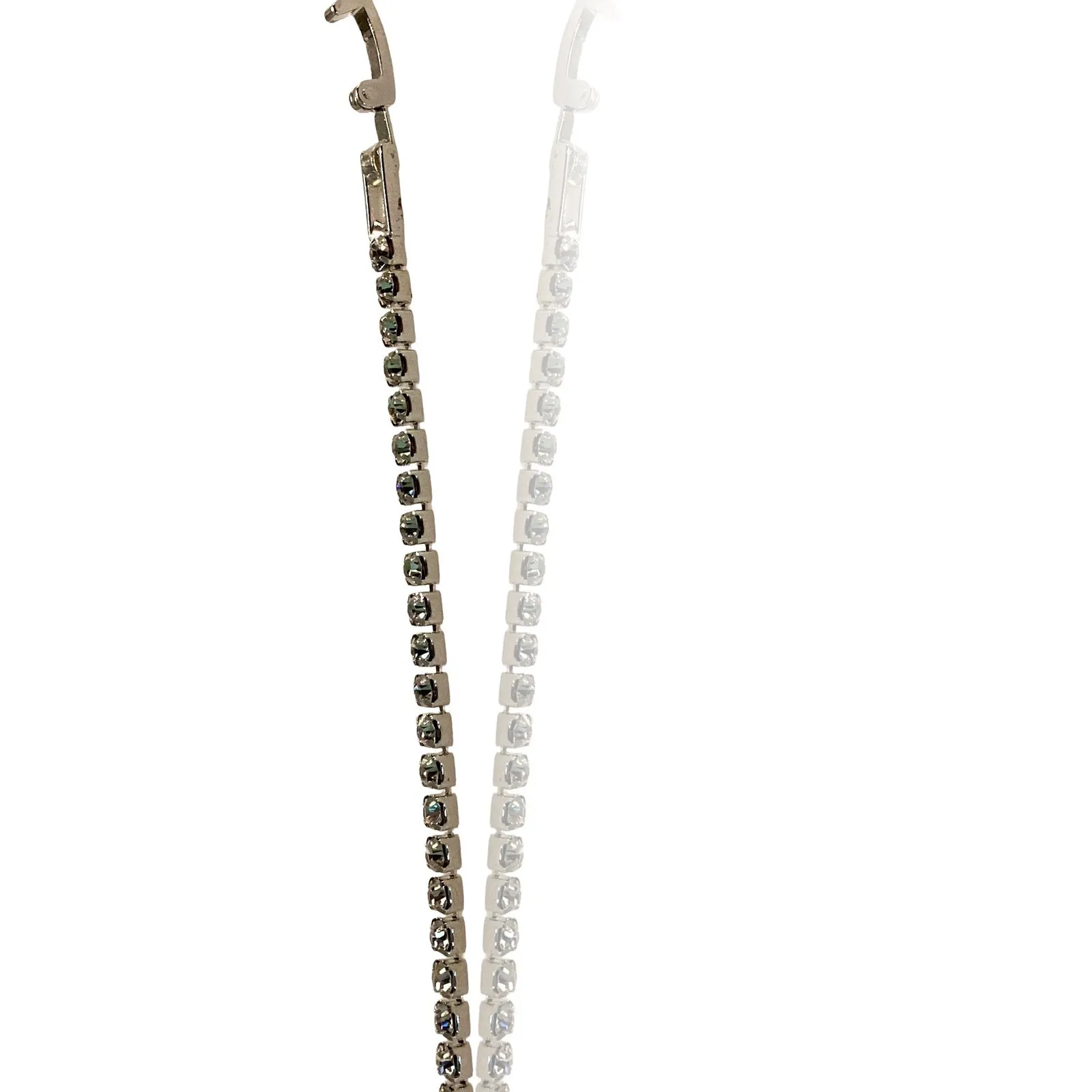 Clear CZ Tennis Bracelet Silver - Image 4