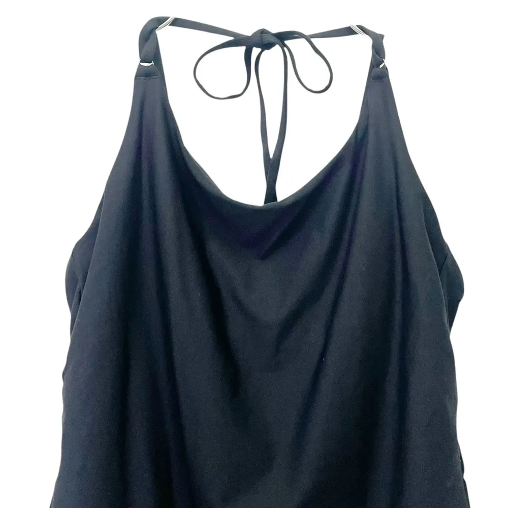 Athleta Keyhole One Piece Swimsuit Black Size MT Medium Tall UPF 50 Bathing Suit - Image 5