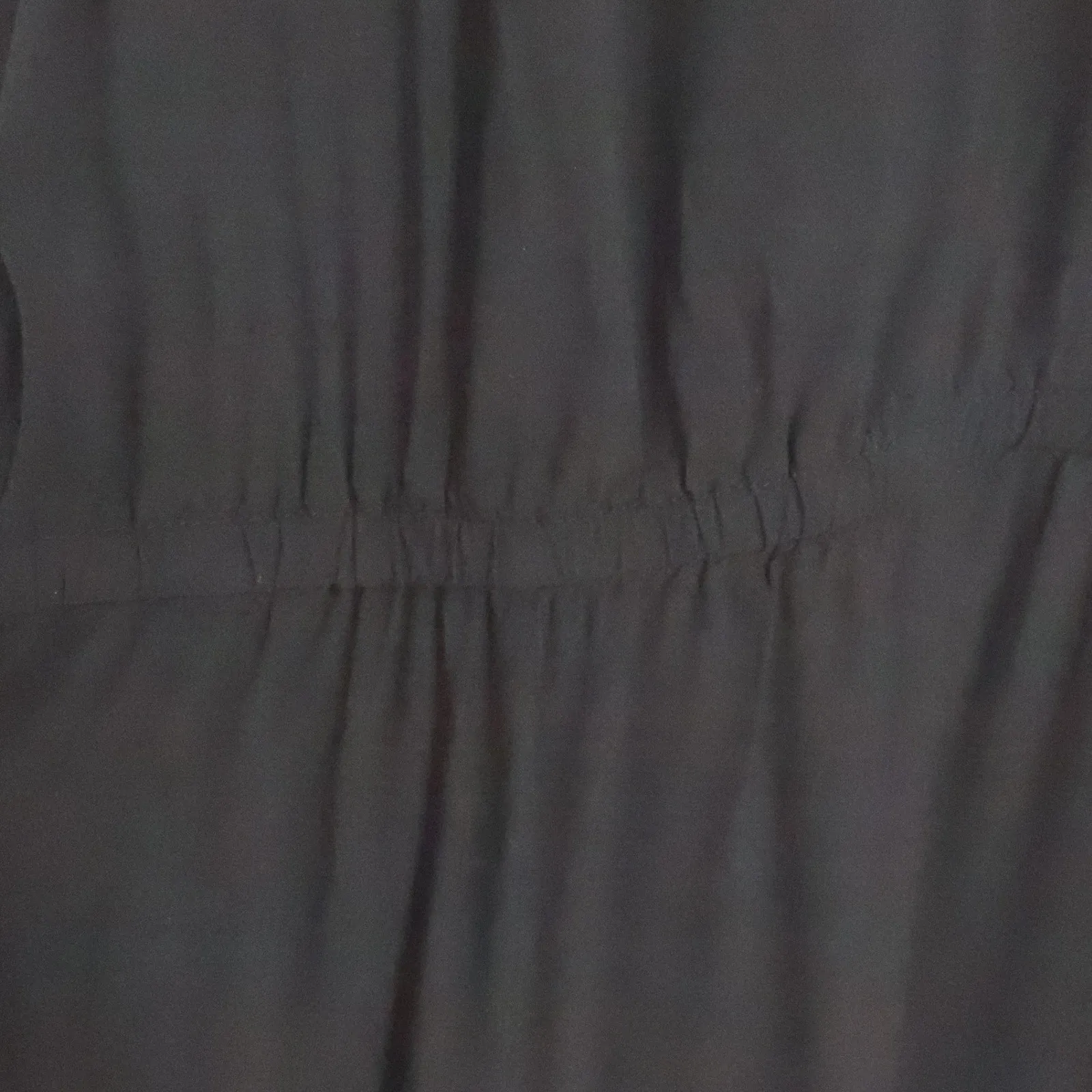 Old Navy Long Sleeve Midi Dress Black Tie Neck Drawstring Tie Waist Size XXL - Image 7