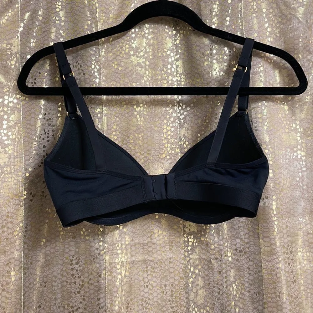 LIVELY black All Day Deep V No Wire Bra size 32DD Black - Image 7