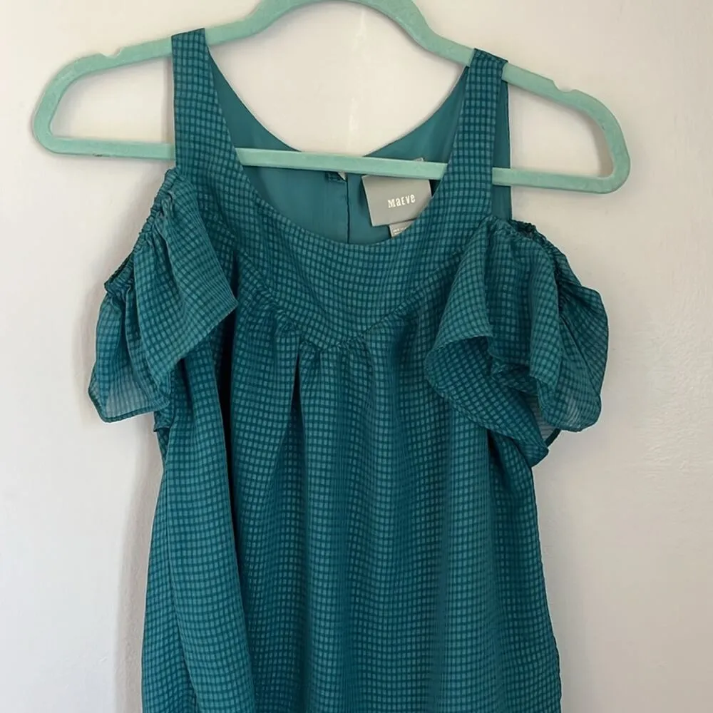 Anthropologie Maeve off the shoulder tank top. Size 0 - Image 3