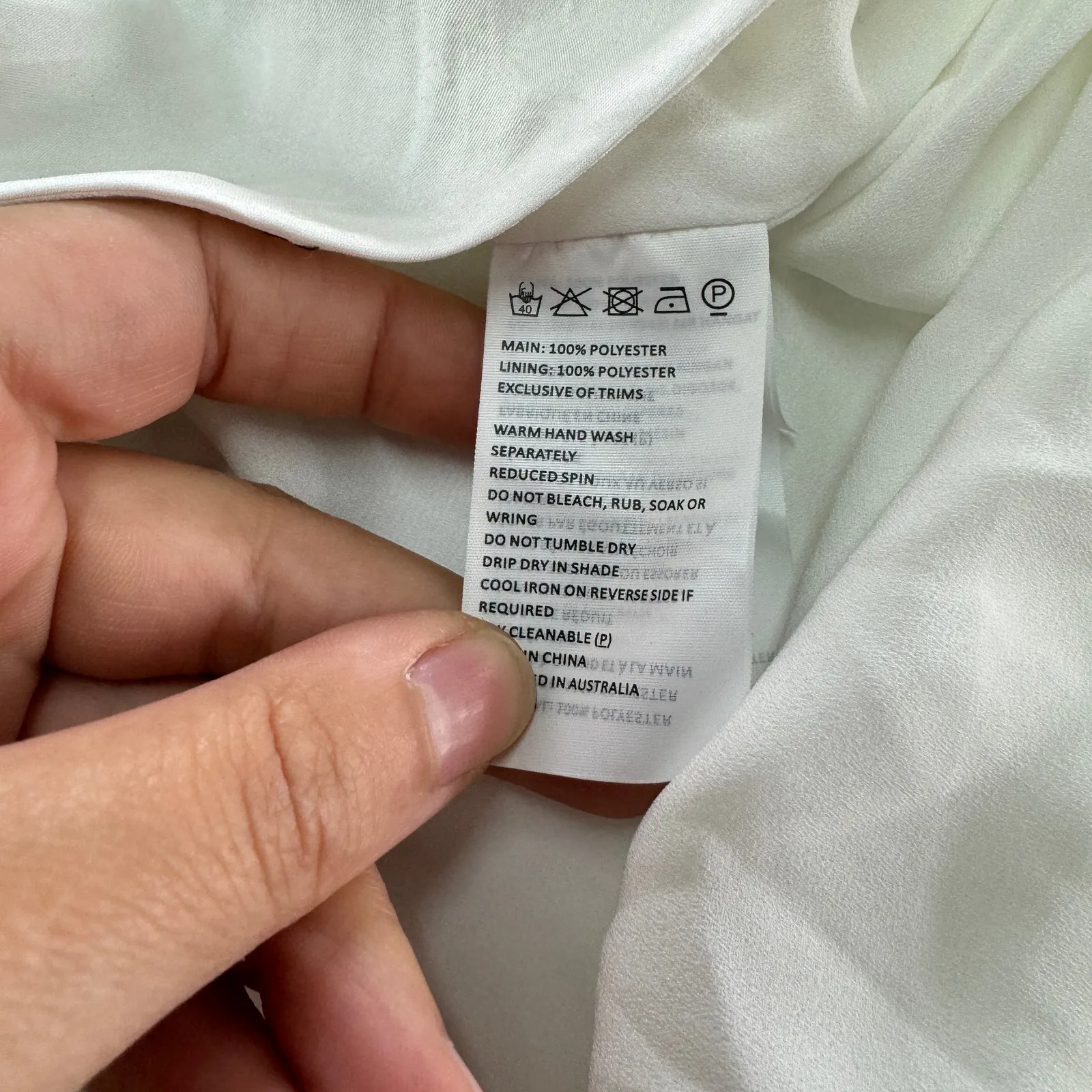 Bardot Dress Womens 6 White‎ River Bias Draped Open Back Side Slit - Image 8