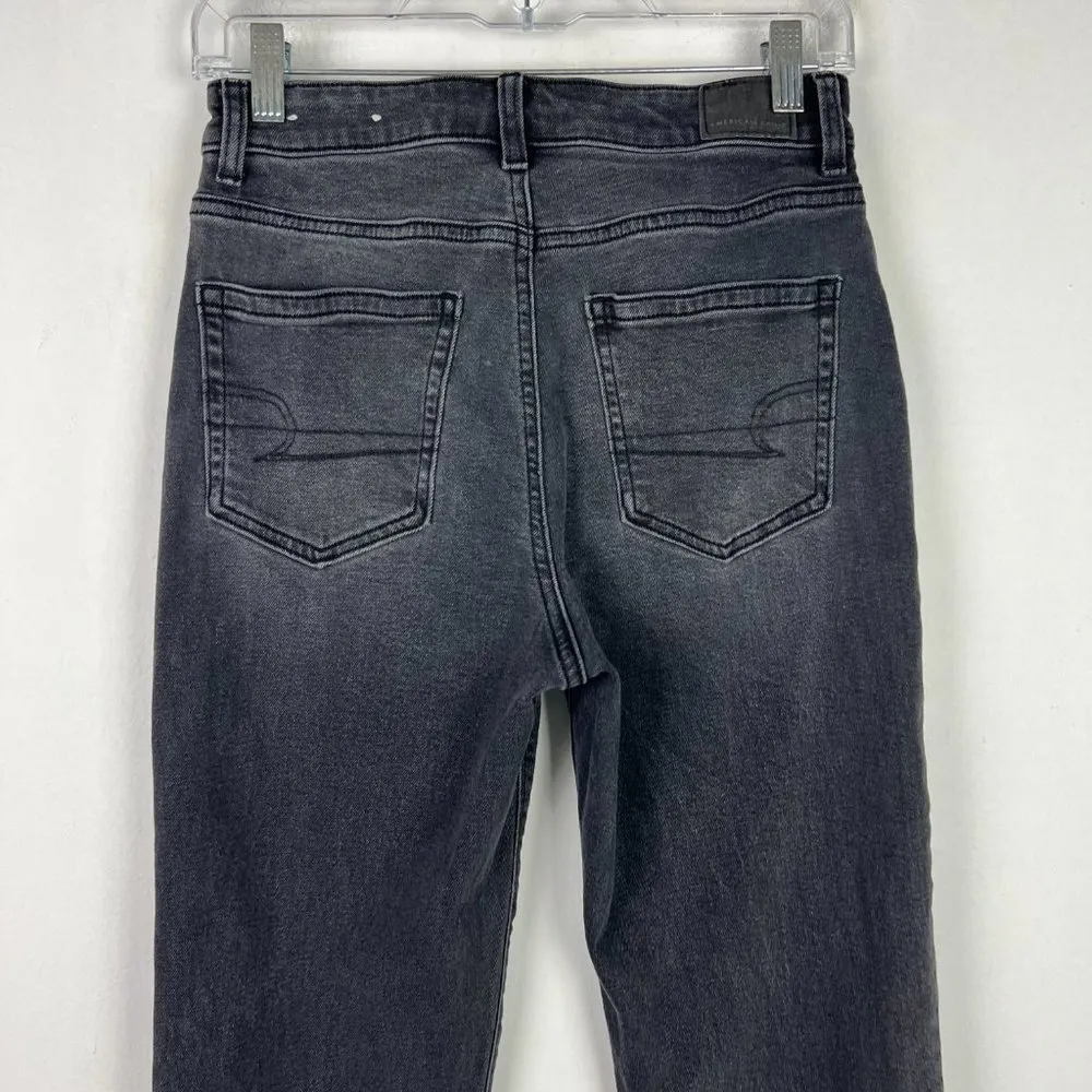 Stretch Mom Jean Black Wash Size 2 EUC T2788 - Image 7