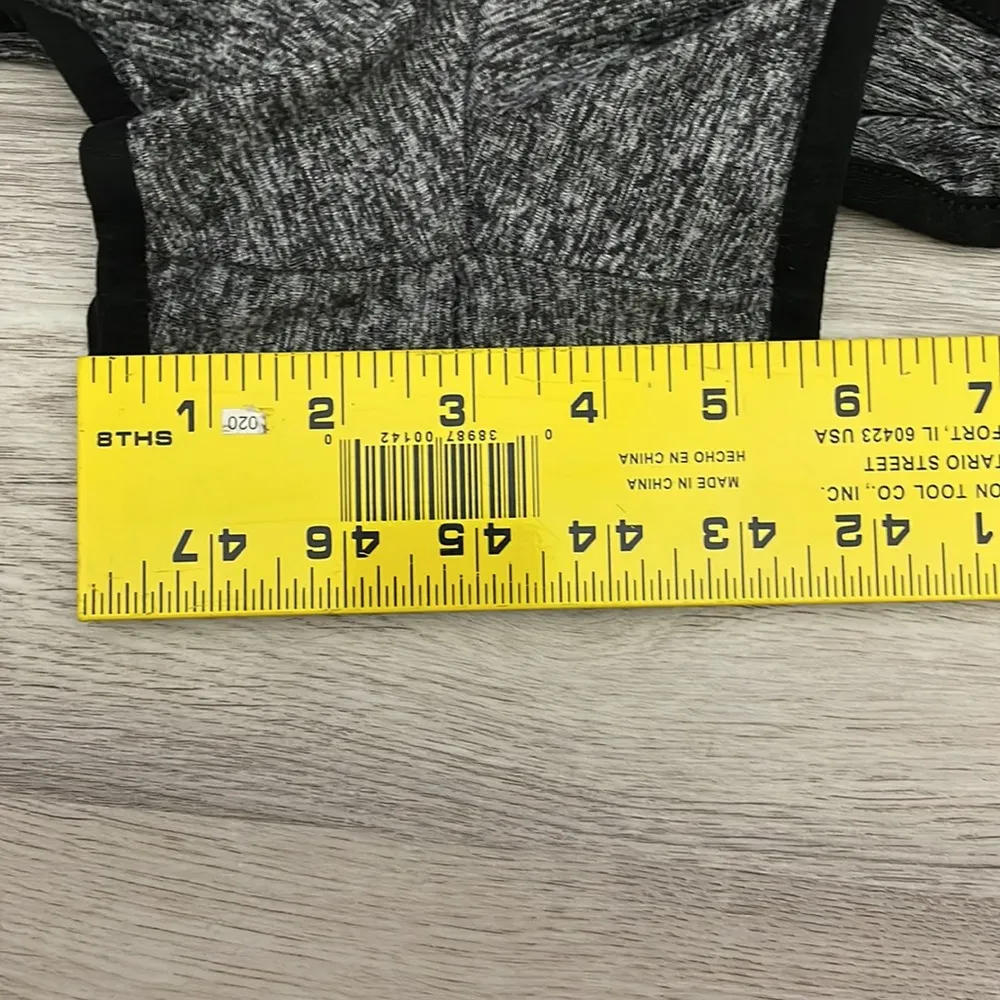 Heather Gray with Black Side Stripes & Trim Elastic Waist Shorts 3X - Image 7