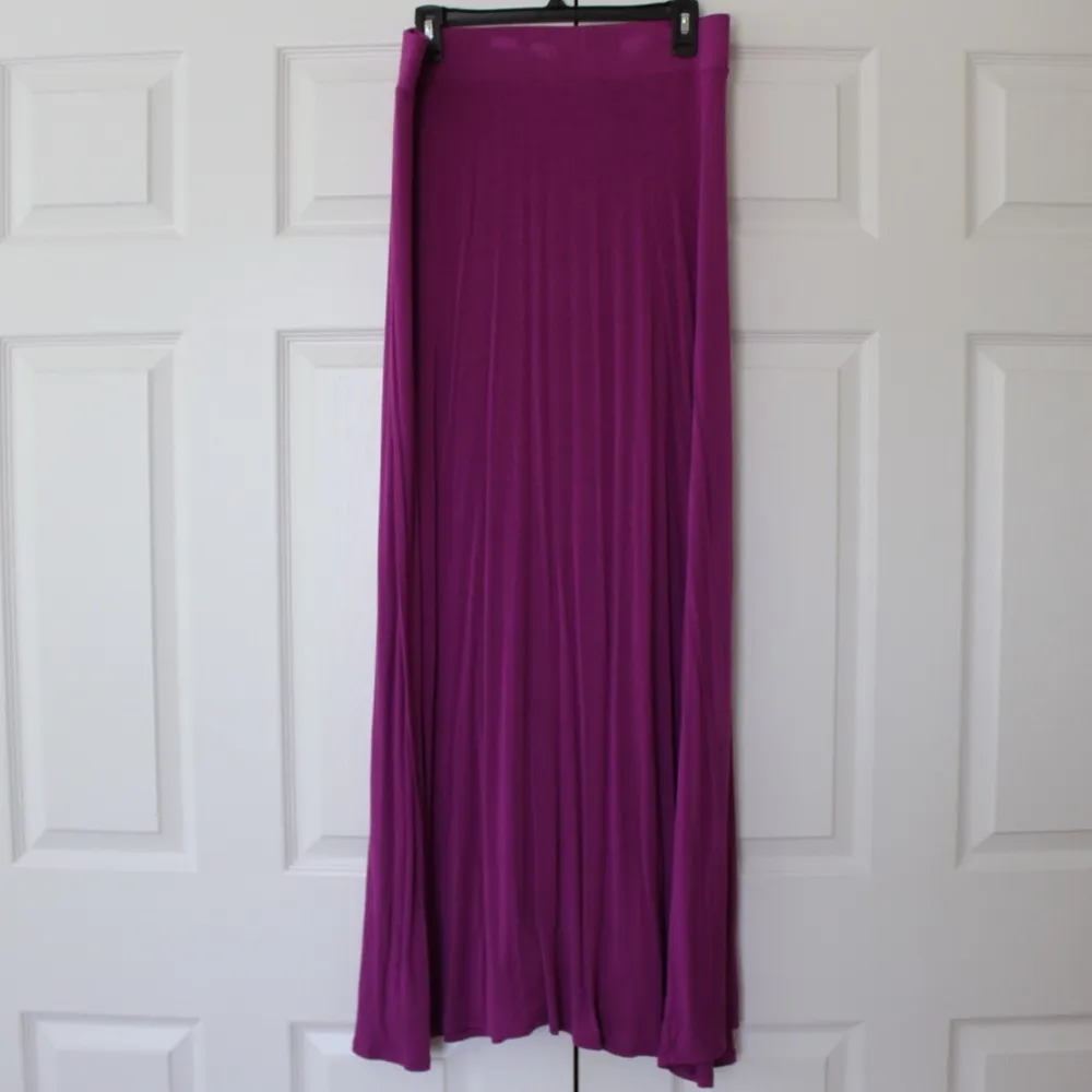 | vibrant purple maxi skirt - Image 2