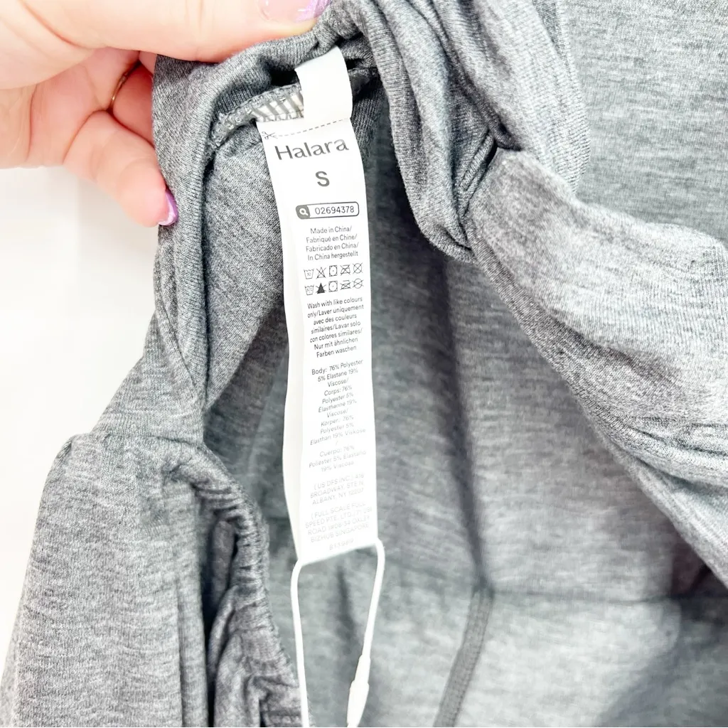 Halara NWT  Easy Peezy Romper S Grey - Image 5