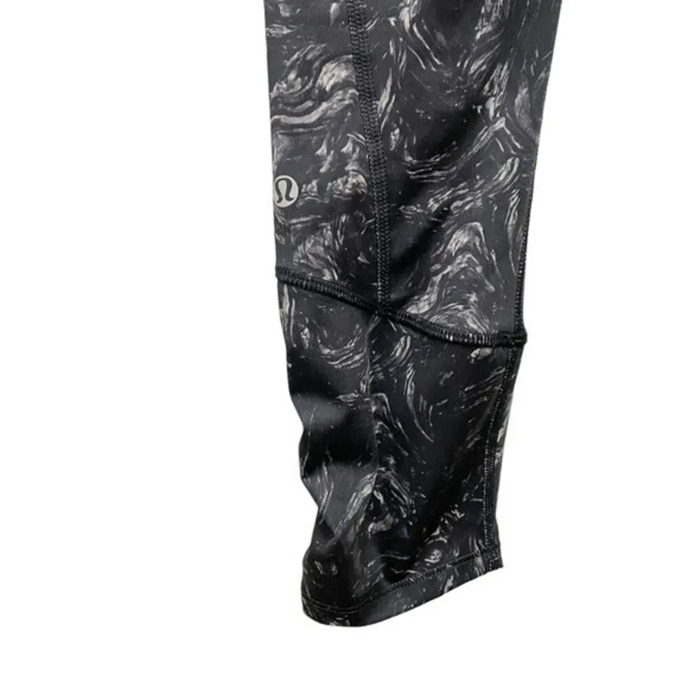 Lululemon Runday Crop Full-On Luxtreme Arsenal Ambient Grey Black Women’s Size 6 - Image 11