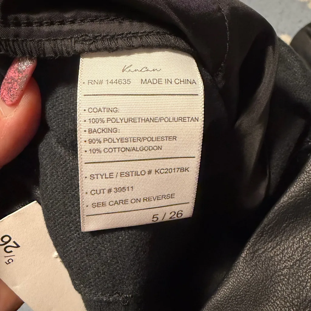 KanCan Black Cargo Jogger Pants Size 26 - Image 4