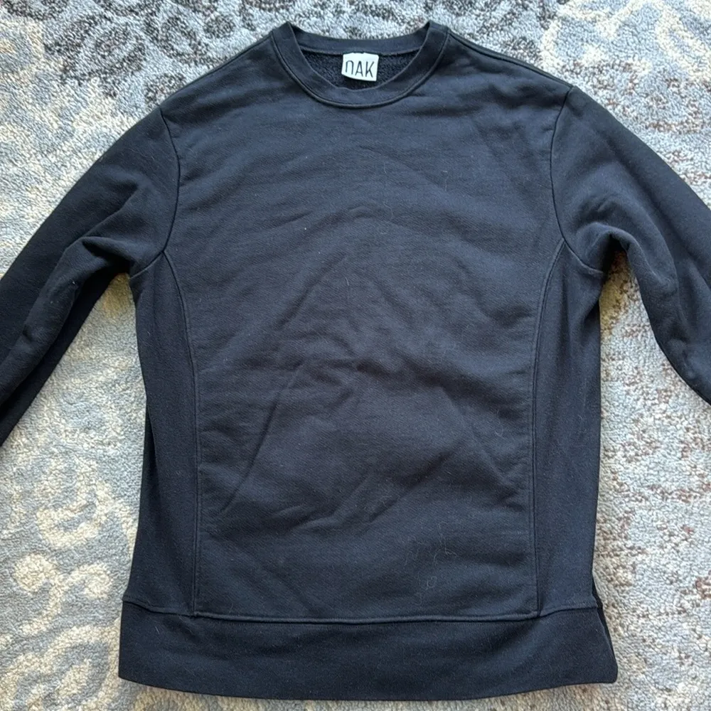 OAK NYC Crewneck Sweatshirt Black Small - Image 2