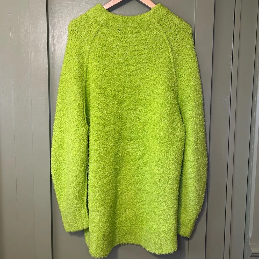 Free People Teddy Sweater Tunic sz small - Image 3