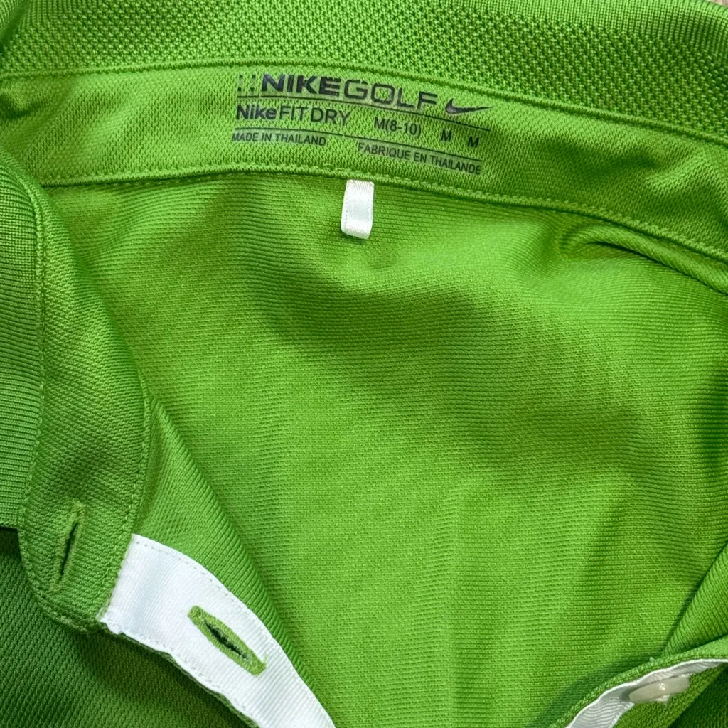 Nike  Golf Bright Green Polo - Image 4