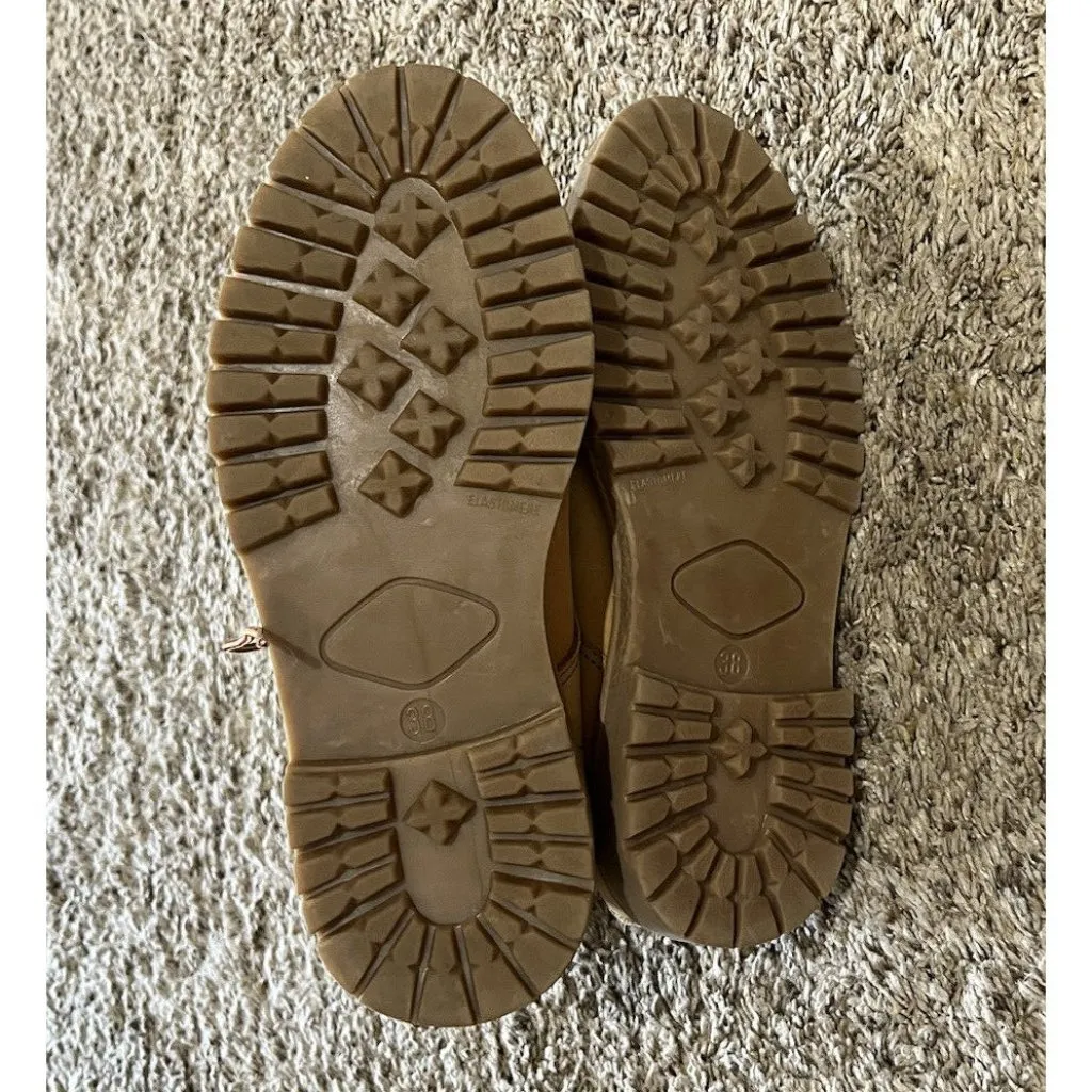 AEO American Eagle Outfitters 1990’s Boots Women's Brown Leather ~ 7.5 (38) - Image 8