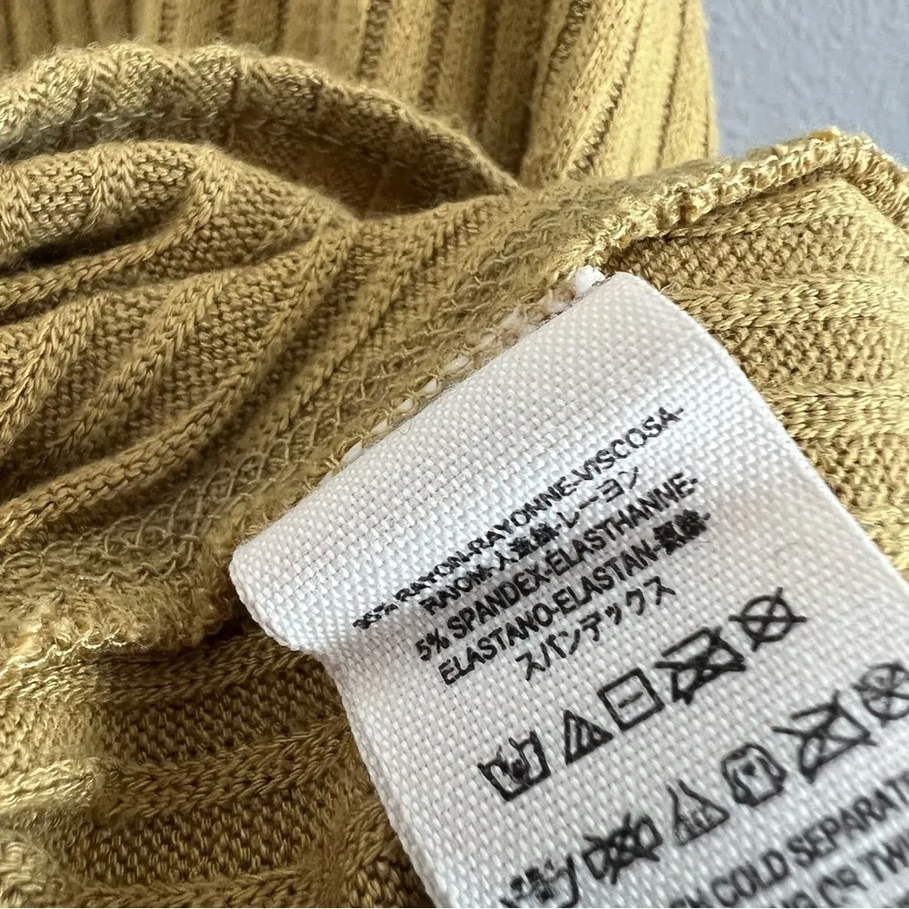 We the Free Free People Free People Drippy Ribbed City Tank Turtleneck XS - Image 8