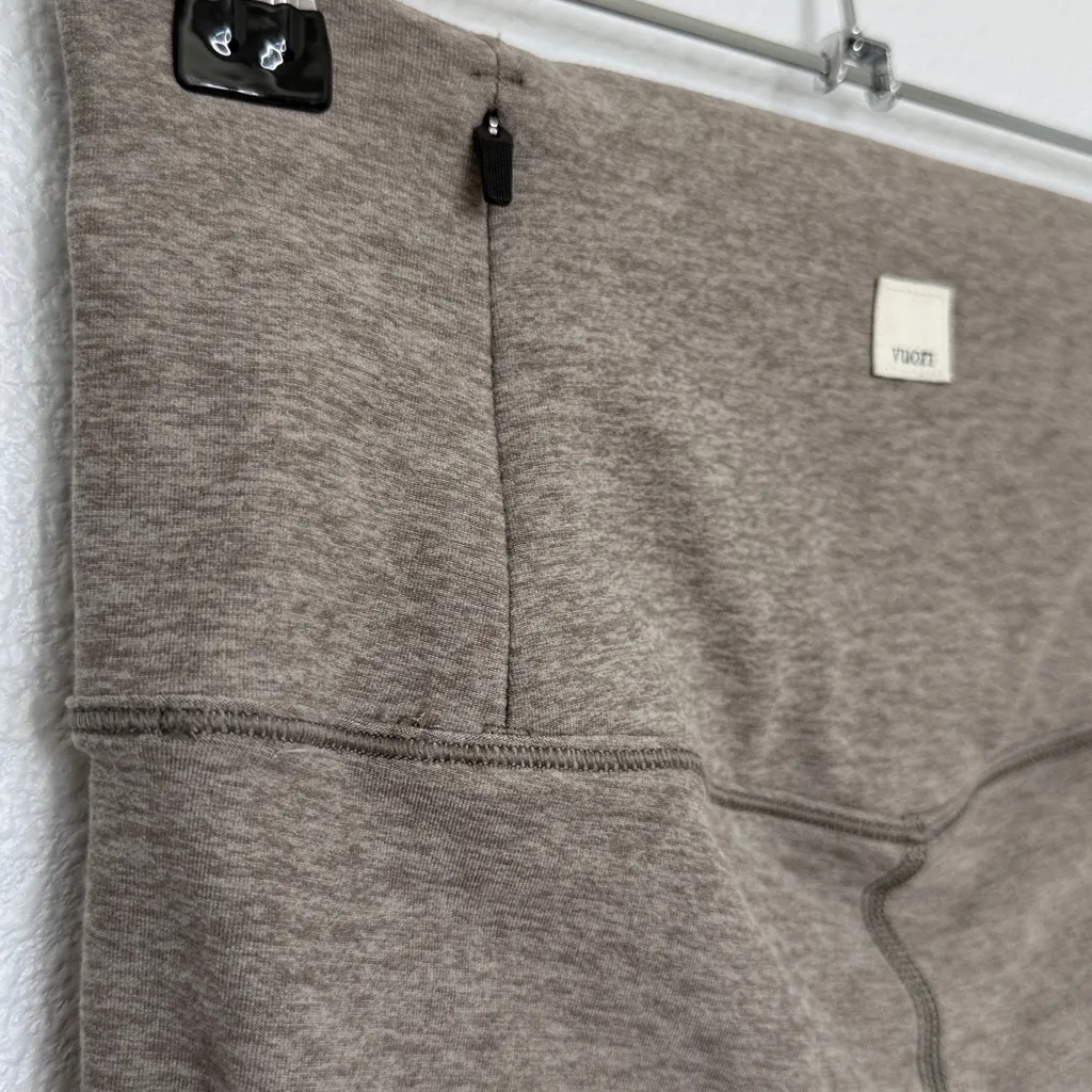 Vuori Clean Elevation Legging Cobblestone Heather Gray Brown XS - Image 5