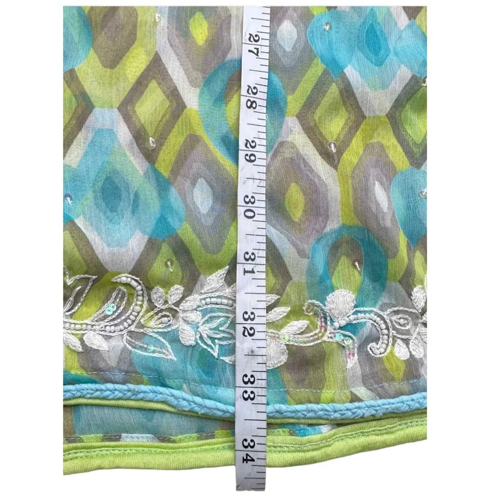 Letarte NWT Coconut Scoop Swim Tunic Coverup Size XL Green - Image 7