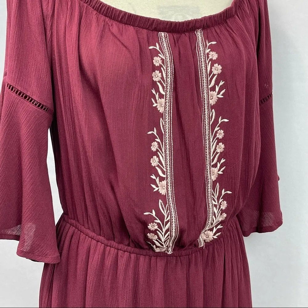 Love, Fire  Romper Burgundy Size XL - Image 7