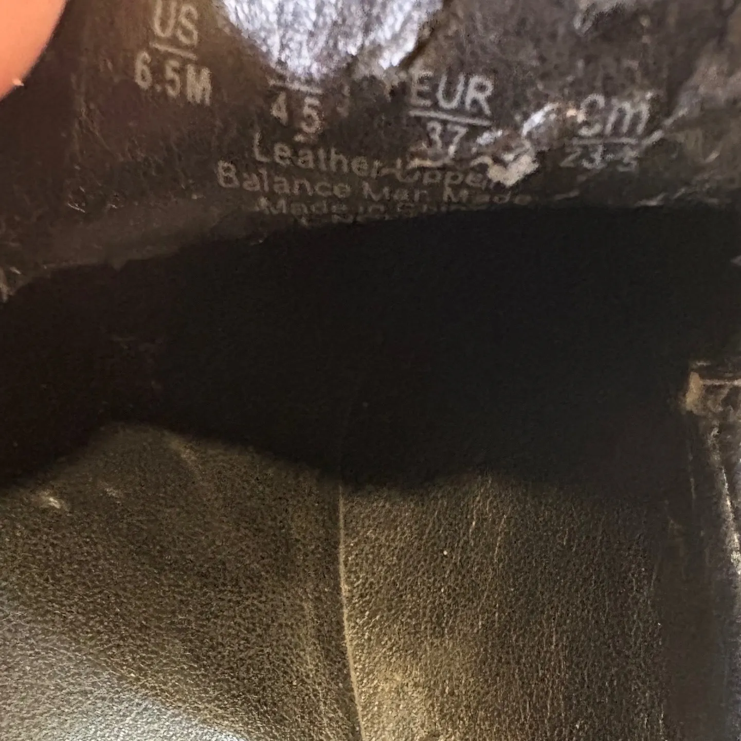 Franco Sarto leather‎ Block Heel Loafers Black Shoes Women's Size 6.5M Euro 37 - Image 8