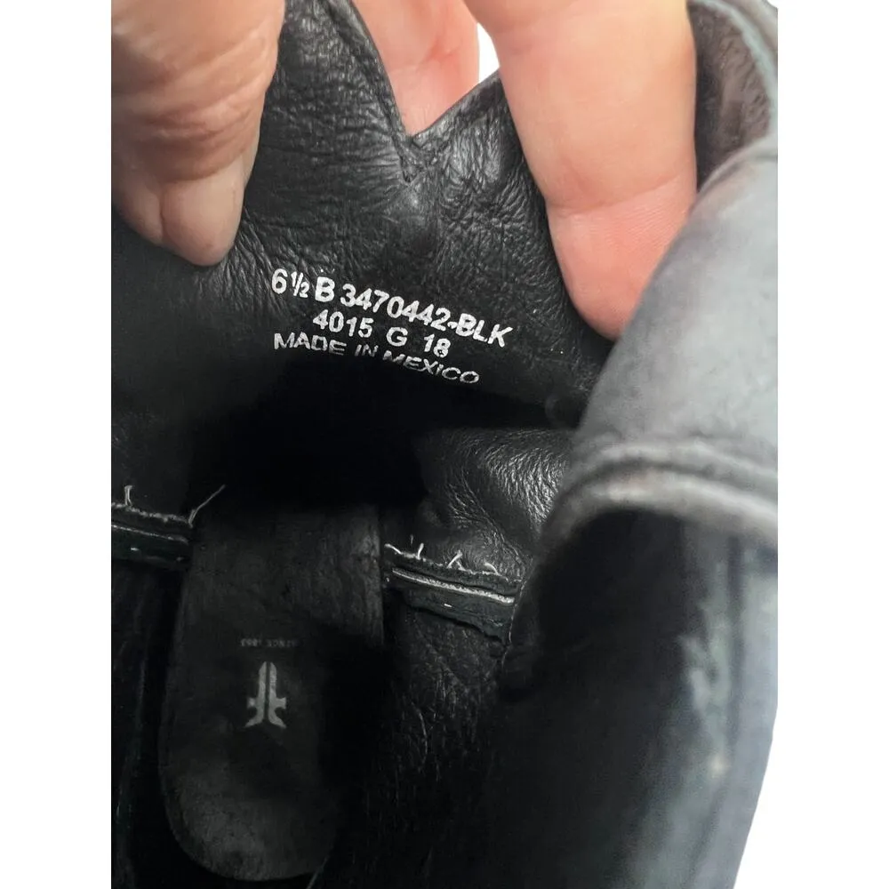 Frye X Free People  - 6.5 Billy Stud Western Boots Studded  Short Bootie Cowboy - Image 8