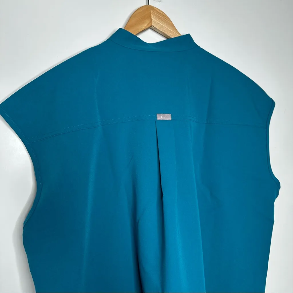 FIGS NWT Rafaela Oversized Scrub Top Blue Size XL - Image 5