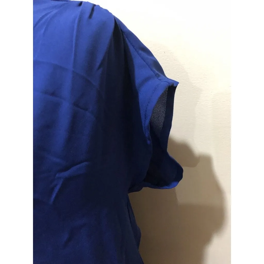 One Clothing ~ Cap Sleeve Blouse ~ Size Small ~ Blue - Image 3
