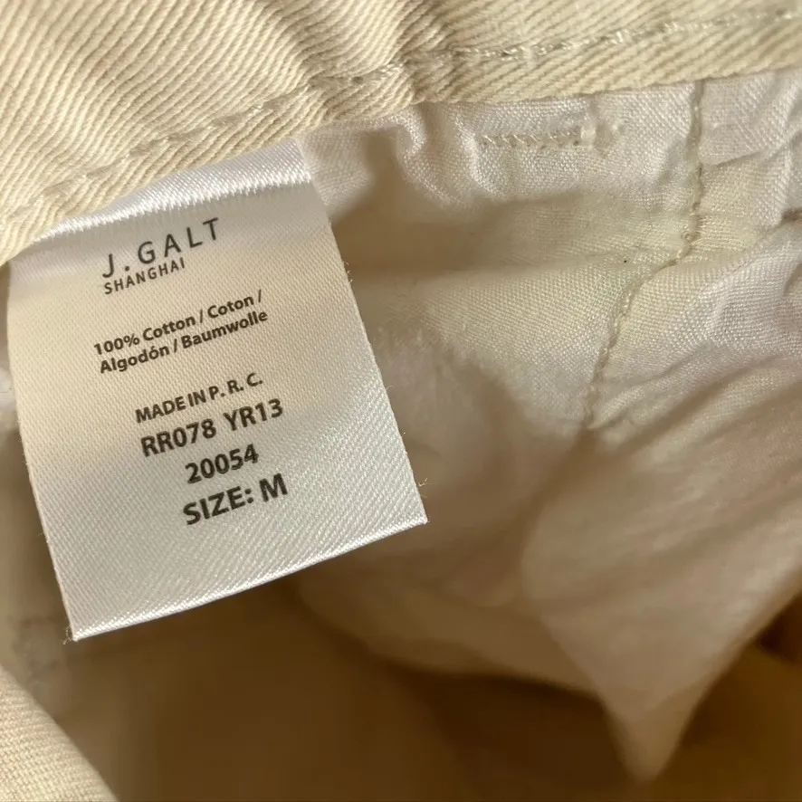 J. Galt Shanghai Beige Cotton Utility Pants Women's Size M Cargo Fall Clean girl Tan Size M - Image 9