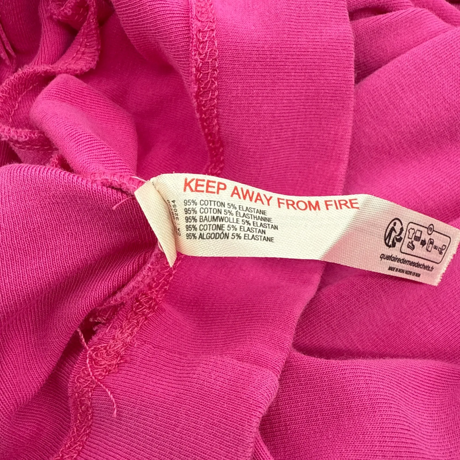 Daily Practice by Anthropologie Mock Neck Long Sleeve Mini Dress Hot Pink Large - Image 9