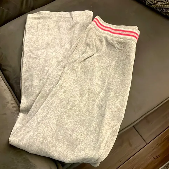 GAP Velour Gray Jogger / Lounge Pants - Image 2