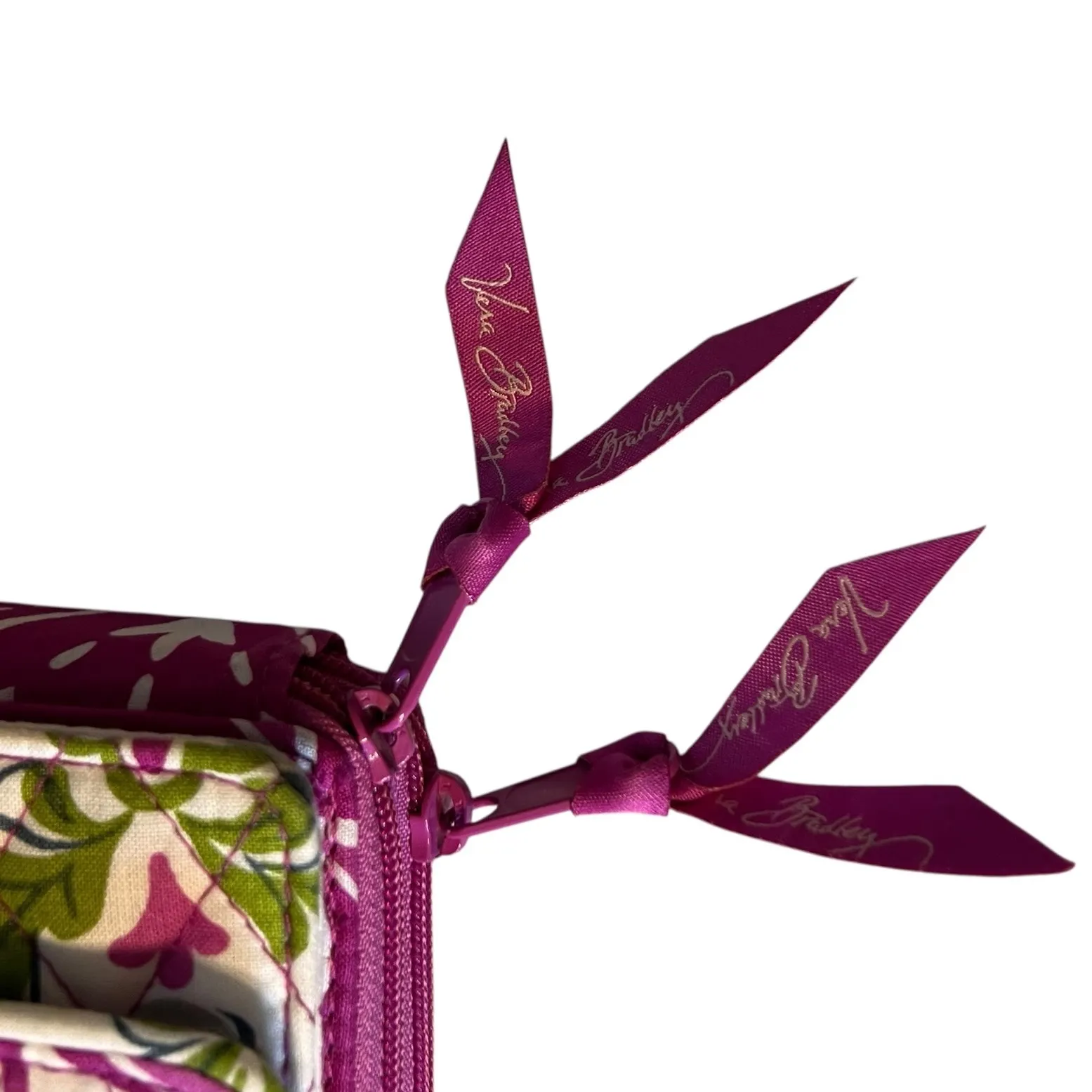 Vera Bradley All-in-One Crossbody Wristlet Wallet Julep Tulip Retired Floral - Image 8