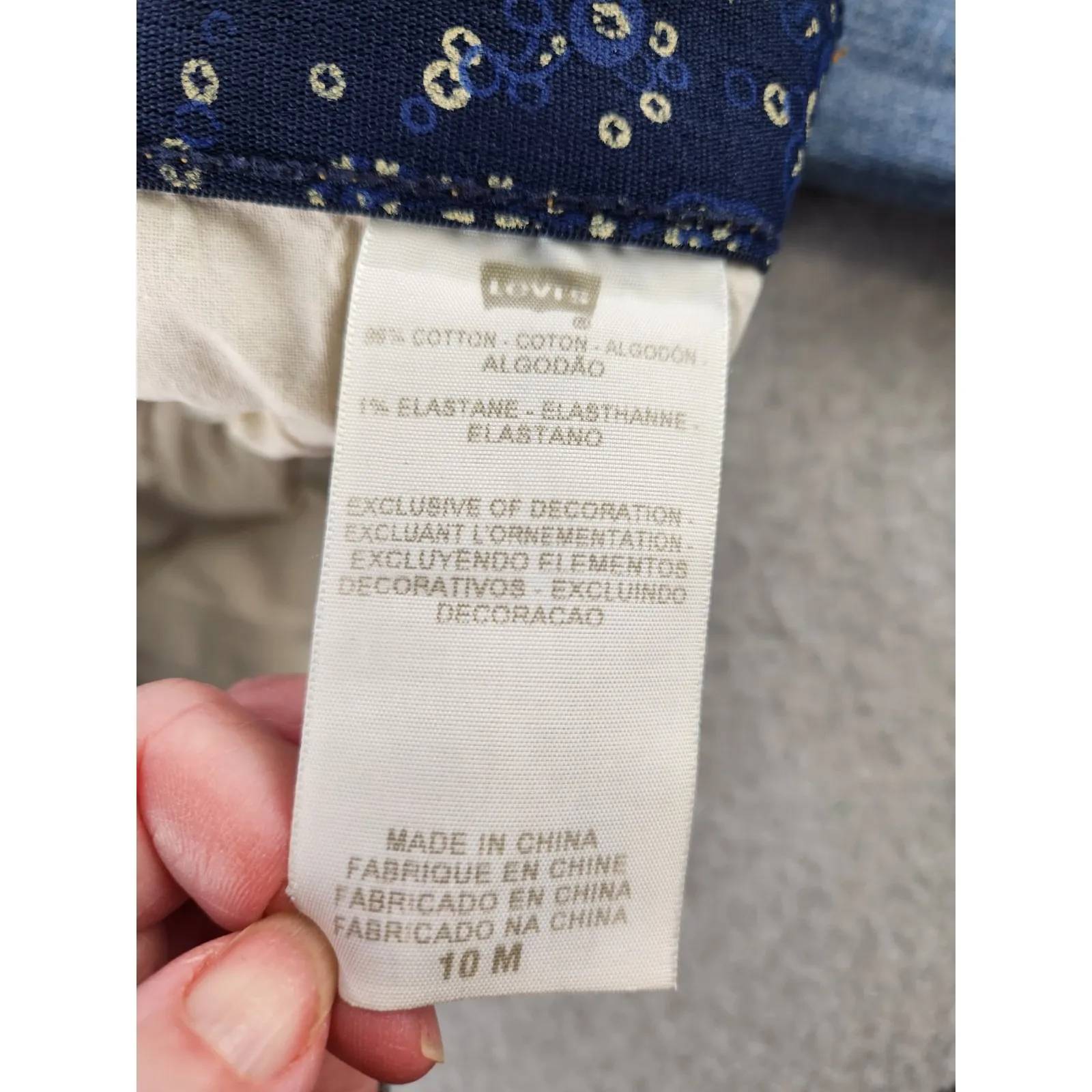 Levis Jeans Womens 10 Blue Denim Straight Perfect Waist Mid Rise Retro - Image 9