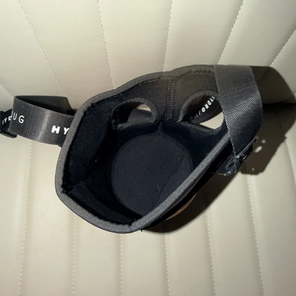 HydroJug Giraffe Print Water Bottle Carrier Sleeve Black - Image 3