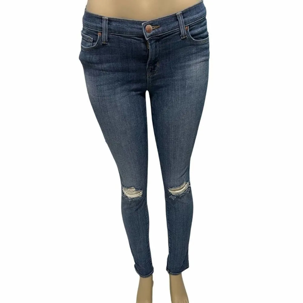 J Brand Skinny Leg Fray Distressed Jeans‎ Size 26 - Image 7