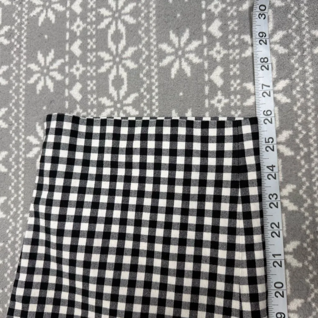 Talbots Hampshire Ankle Gingham Print Black & White Career Wear Dress‎ Pants 22W - Image 11
