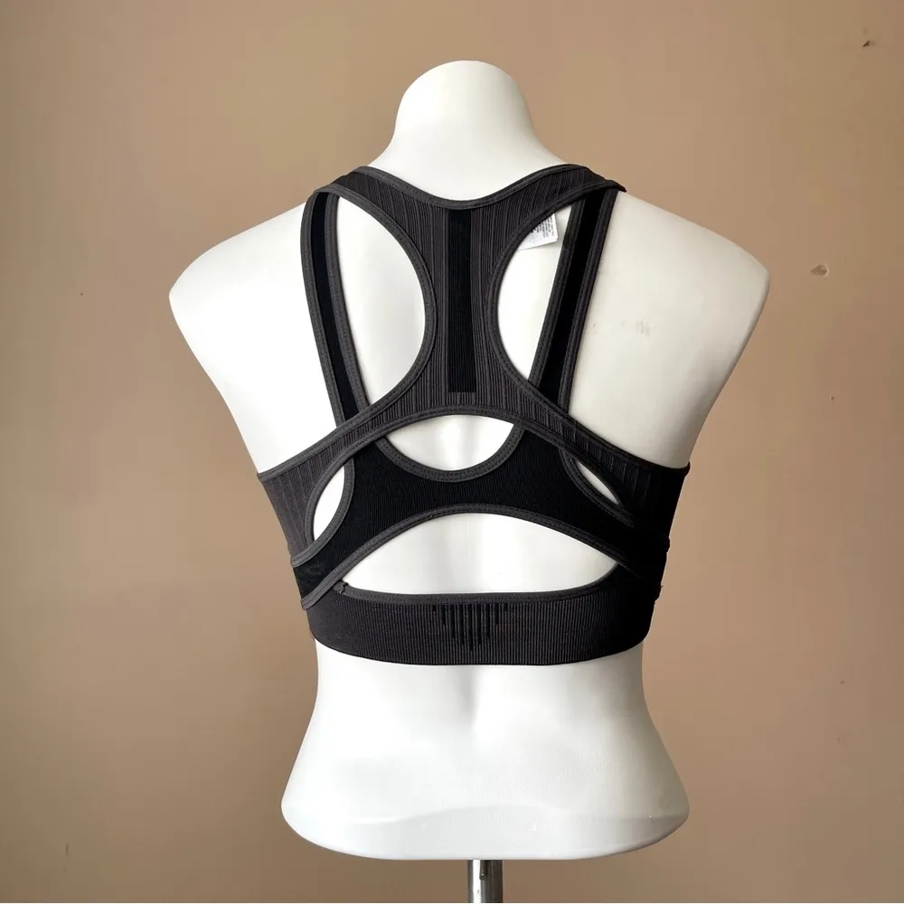 GYMSHARK | Black Layered Racerback Sports Bra Sz XS - Image 4